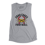 Crab Cakes and Football Women's Flowey Scoopneck Muscle Tank-Allegiant Goods Co. Vintage Sports Apparel