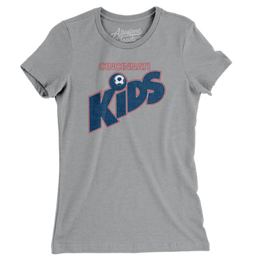 Cincinnati Kids Soccer Women's T-Shirt-Allegiant Goods Co. Vintage Sports Apparel