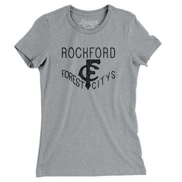 Rockford Forest Citys Baseball Women's T-Shirt-Allegiant Goods Co. Vintage Sports Apparel