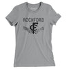 Rockford Forest Citys Baseball Women's T-Shirt-Athletic Heather-Allegiant Goods Co. Vintage Sports Apparel