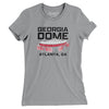 Georgia Dome Women's T-Shirt-Athletic Heather-Allegiant Goods Co. Vintage Sports Apparel