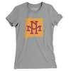 New Mexico Home State Women's T-Shirt-Athletic Heather-Allegiant Goods Co. Vintage Sports Apparel