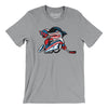 Long Island Jawz Roller Hockey Men/Unisex T-Shirt-Athletic Heather-Allegiant Goods Co. Vintage Sports Apparel