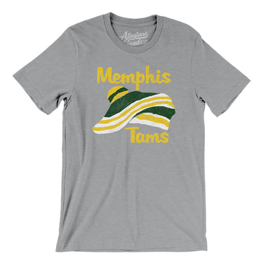 Memphis Tams Basketball Men/Unisex T-Shirt-Athletic Heather-Allegiant Goods Co. Vintage Sports Apparel