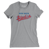 New Haven Blades Hockey Women's T-Shirt-Allegiant Goods Co. Vintage Sports Apparel
