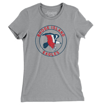 Rhode Island Eagles Hockey Women's T-Shirt-Allegiant Goods Co. Vintage Sports Apparel