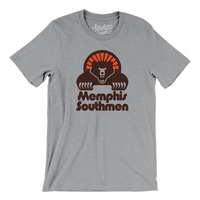 Memphis Southmen Football Men/Unisex T-Shirt-Athletic Heather-Allegiant Goods Co. Vintage Sports Apparel
