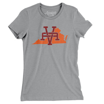 Virginia Home State Women's T-Shirt-Allegiant Goods Co. Vintage Sports Apparel