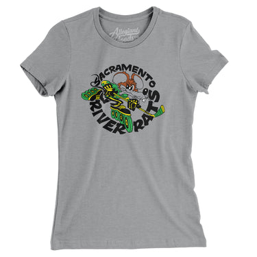 Sacramento River Rats Roller Hockey Women's T-Shirt-Allegiant Goods Co. Vintage Sports Apparel