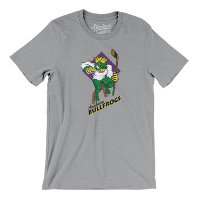 Anaheim Bullfrogs Roller Hockey Men/Unisex T-Shirt-Athletic Heather-Allegiant Goods Co. Vintage Sports Apparel