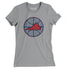 Virginia Basketball Women's T-Shirt-Athletic Heather-Allegiant Goods Co. Vintage Sports Apparel