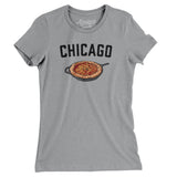 Chicago Style Deep Dish Pizza Women's T-Shirt-Allegiant Goods Co. Vintage Sports Apparel