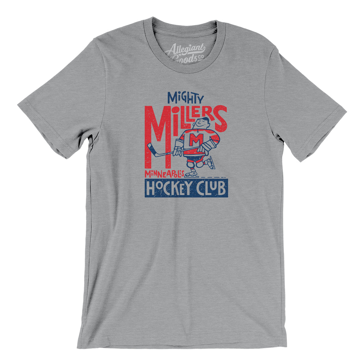 Mtr Minneapolis Mighty Millers Hockey Men/Unisex T-Shirt Athletic Heather / M