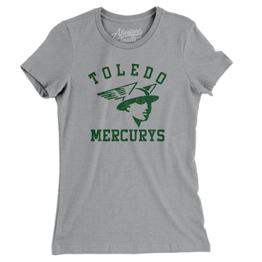 Toledo Mercurys Hockey Women's T-Shirt-Allegiant Goods Co. Vintage Sports Apparel