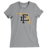 Florida Home State Women's T-Shirt-Athletic Heather-Allegiant Goods Co. Vintage Sports Apparel