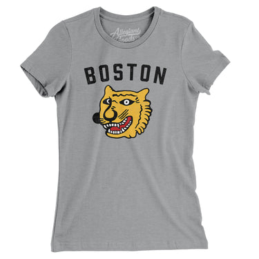 Boston Tigers Hockey Women's T-Shirt-Allegiant Goods Co. Vintage Sports Apparel