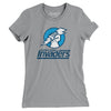 Oakland Invaders Football Women's T-Shirt-Athletic Heather-Allegiant Goods Co. Vintage Sports Apparel