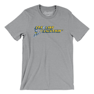 Carolina Lightnin' Soccer Men/Unisex T-Shirt-Allegiant Goods Co. Vintage Sports Apparel