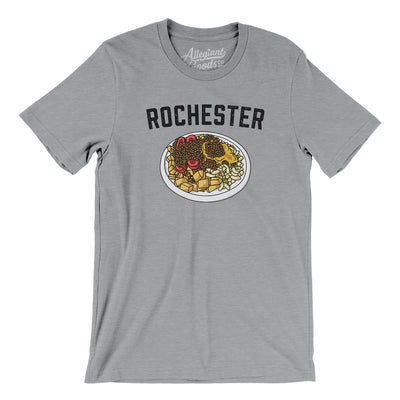 Rochester Garbage Plate Men/Unisex T-Shirt-Athletic Heather-Allegiant Goods Co. Vintage Sports Apparel