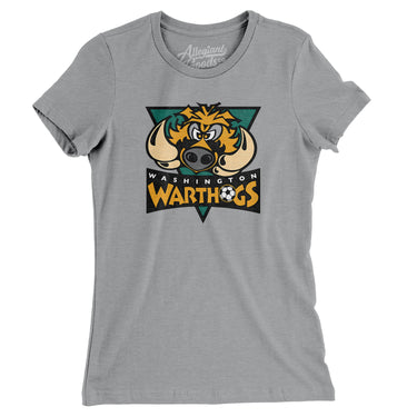 Washington Warthogs Soccer Women's T-Shirt-Allegiant Goods Co. Vintage Sports Apparel