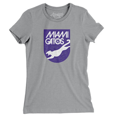Miami Gatos Soccer Women's T-Shirt-Allegiant Goods Co. Vintage Sports Apparel