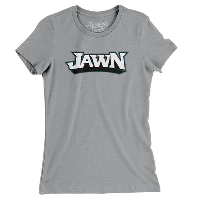 Football Jawn Women's T-Shirt-Athletic Heather-Allegiant Goods Co. Vintage Sports Apparel