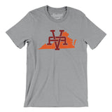 Virginia Home State Men/Unisex T-Shirt-Allegiant Goods Co. Vintage Sports Apparel
