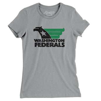 Washington Federals Football Women's T-Shirt-Allegiant Goods Co. Vintage Sports Apparel
