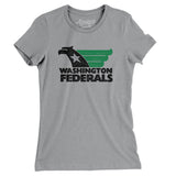 Washington Federals Football Women's T-Shirt-Allegiant Goods Co. Vintage Sports Apparel