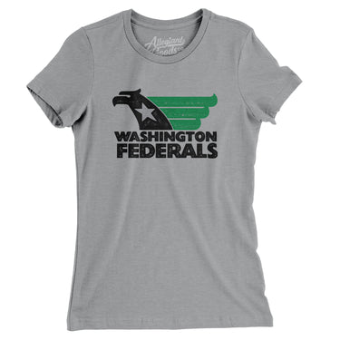 Washington Federals Football Women's T-Shirt-Allegiant Goods Co. Vintage Sports Apparel