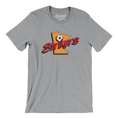 Minnesota Strikers Soccer Men/Unisex T-Shirt-Athletic Heather-Allegiant Goods Co. Vintage Sports Apparel