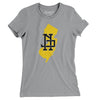 New Jersey Home State Women's T-Shirt-Athletic Heather-Allegiant Goods Co. Vintage Sports Apparel