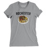 Rochester Garbage Plate Women's T-Shirt-Athletic Heather-Allegiant Goods Co. Vintage Sports Apparel