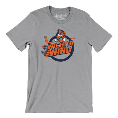 Wichita Wind Hockey Men/Unisex T-Shirt-Allegiant Goods Co. Vintage Sports Apparel