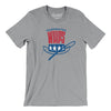 Washington Whips Soccer Men/Unisex T-Shirt-Athletic Heather-Allegiant Goods Co. Vintage Sports Apparel