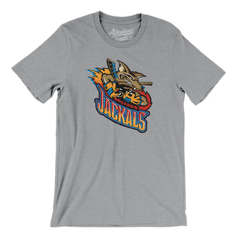 Orlando Jackals Roller Hockey Men/Unisex T-Shirt-Athletic Heather-Allegiant Goods Co. Vintage Sports Apparel