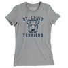 St. Louis Terriers Baseball Women's T-Shirt-Athletic Heather-Allegiant Goods Co. Vintage Sports Apparel