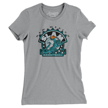New Mexico Slam Basketball Women's T-Shirt-Allegiant Goods Co. Vintage Sports Apparel