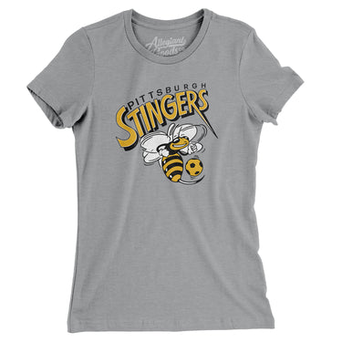 Pittsburgh Stingers Soccer Women's T-Shirt-Allegiant Goods Co. Vintage Sports Apparel