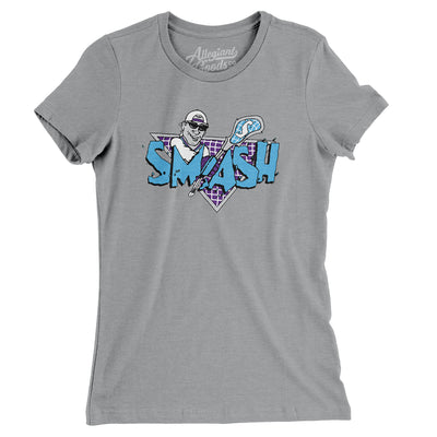 Syracuse Smash Lacrosse Women's T-Shirt-Athletic Heather-Allegiant Goods Co. Vintage Sports Apparel