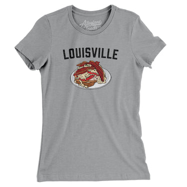 Louisville Hot Brown Women's T-Shirt-Allegiant Goods Co. Vintage Sports Apparel