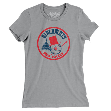 Washington Diplomats Soccer Women's T-Shirt-Allegiant Goods Co. Vintage Sports Apparel