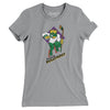 Anaheim Bullfrogs Roller Hockey Women's T-Shirt-Athletic Heather-Allegiant Goods Co. Vintage Sports Apparel