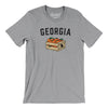 Georgia Peach Crate Men/Unisex T-Shirt-Athletic Heather-Allegiant Goods Co. Vintage Sports Apparel
