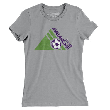Denver Avalanche Soccer Women's T-Shirt-Allegiant Goods Co. Vintage Sports Apparel