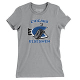 Chicago Bluesmen Roller Hockey Women's T-Shirt-Allegiant Goods Co. Vintage Sports Apparel