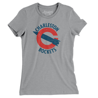 Charleston Rockets Football Women's T-Shirt-Allegiant Goods Co. Vintage Sports Apparel