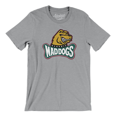 Memphis Mad Dogs Football Men/Unisex T-Shirt-Allegiant Goods Co. Vintage Sports Apparel