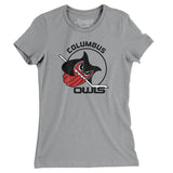 Columbus Owls Hockey Women's T-Shirt-Allegiant Goods Co. Vintage Sports Apparel