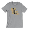 Louisiana Home State Men/Unisex T-Shirt-Athletic Heather-Allegiant Goods Co. Vintage Sports Apparel